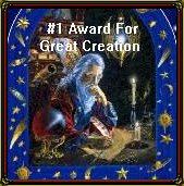 Award for great creation
